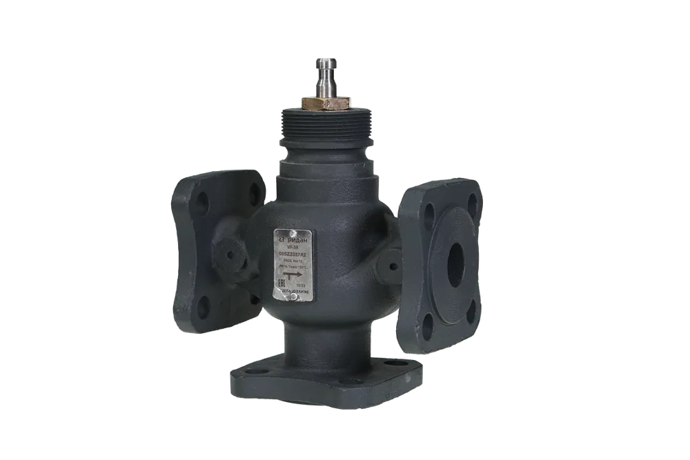 Клапан Ридан VF-3R PN16 DN32 kvs16 (новый корпус, квадратные фланцы)