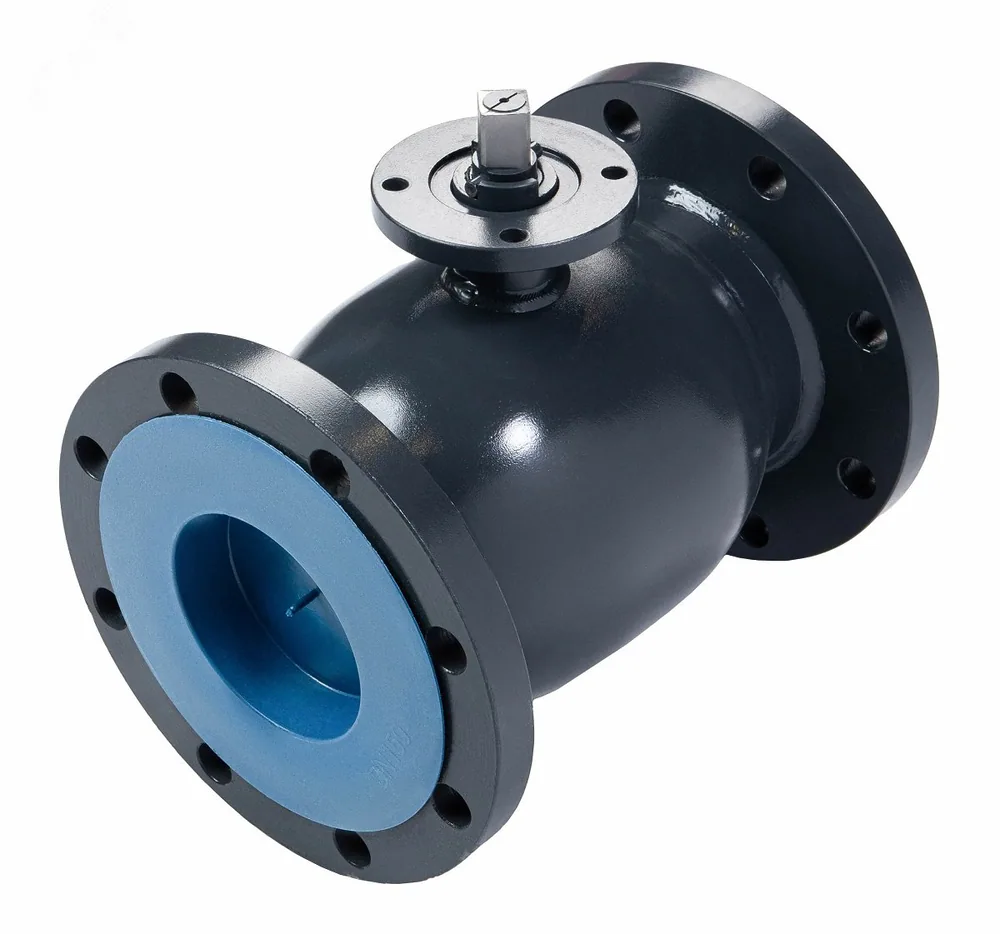 Кран шаровой FF DN100 PN25 GF (фланцевый, под привод, стандартный проход)