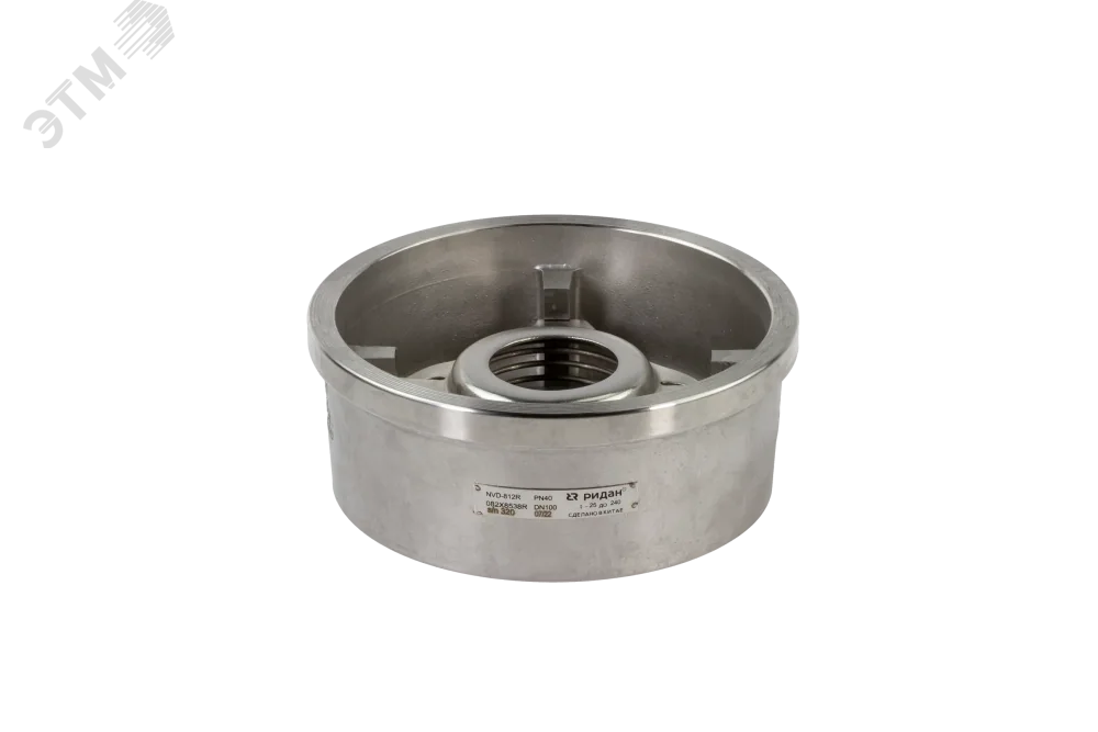 Клапан обратный межфланцевый пружинный тарельчатый NVD-812R, PN40, DN65, AISI 316
