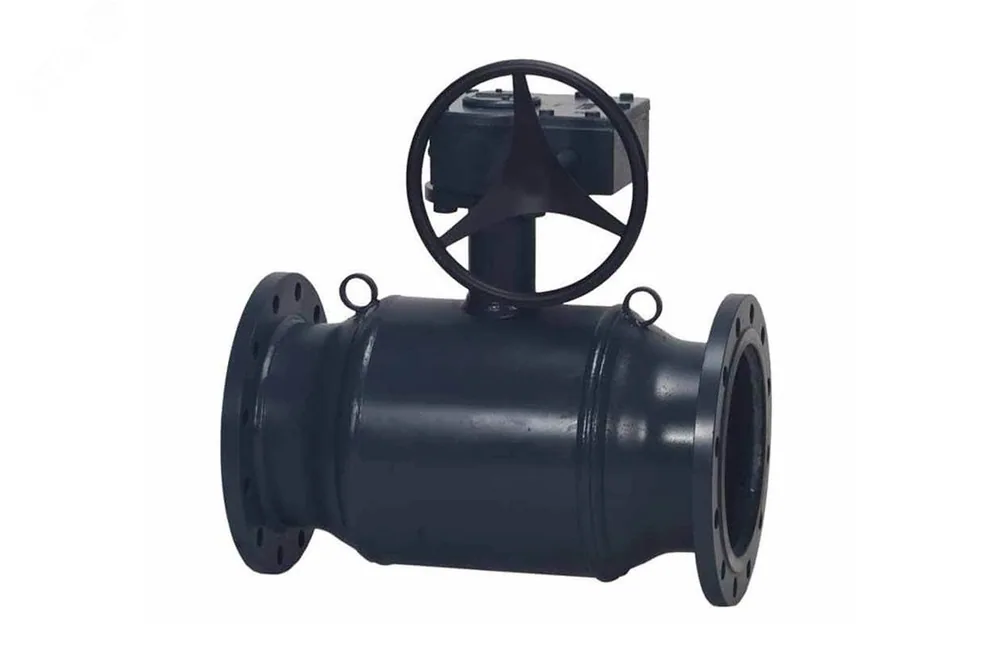 Кран шаровой FF DN350 PN16 WG (фланцевый, с редуктором, стандартный проход)