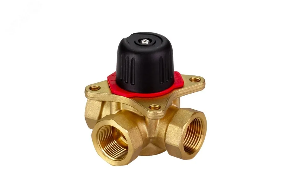 Клапан регулирующий поворотный HRB-3R PN10, DN15, Kvs 0,63, Tmax 110 °C, Rp1/2, корпус CW617N